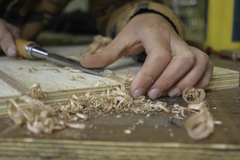 Beitelwerk voor een precieze aansluiting